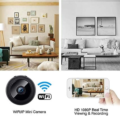 WiFi Mini Camera HD 1080p Wireless Video Recorder with Voice Recorder